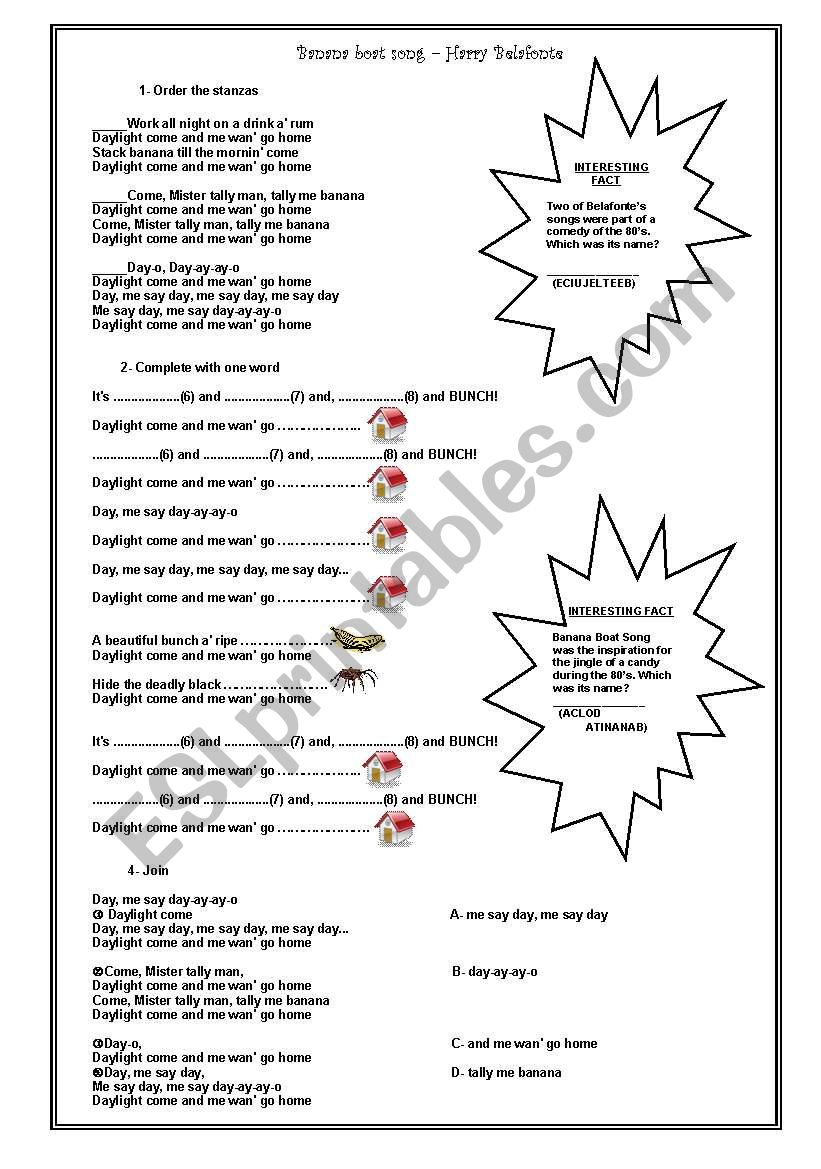 Music that Rocks 4/6 worksheet