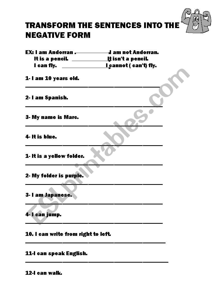 can/can´t - ESL worksheet by xantal