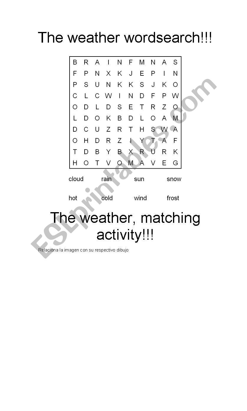 the weather worksheet