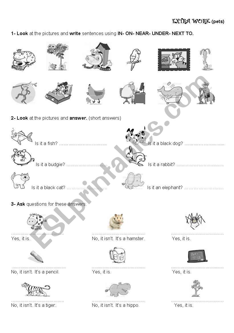 let´s talk about PETS - ESL worksheet by lacorinita