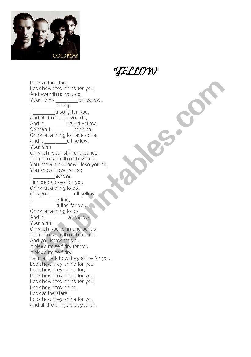 simple past song worksheet