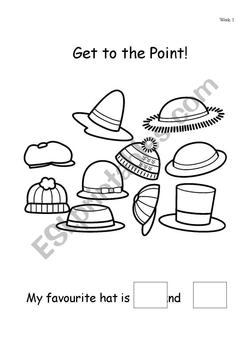 Get to the Point worksheet