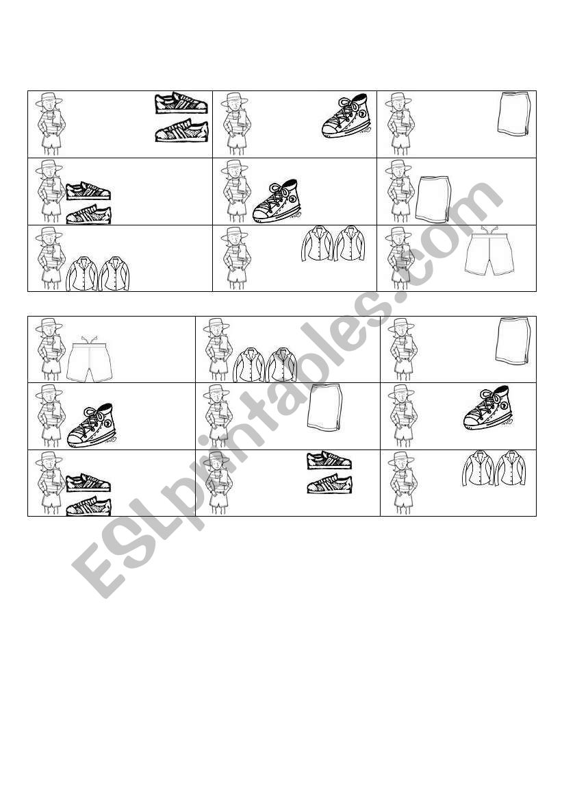 Demonstratives bingo worksheet