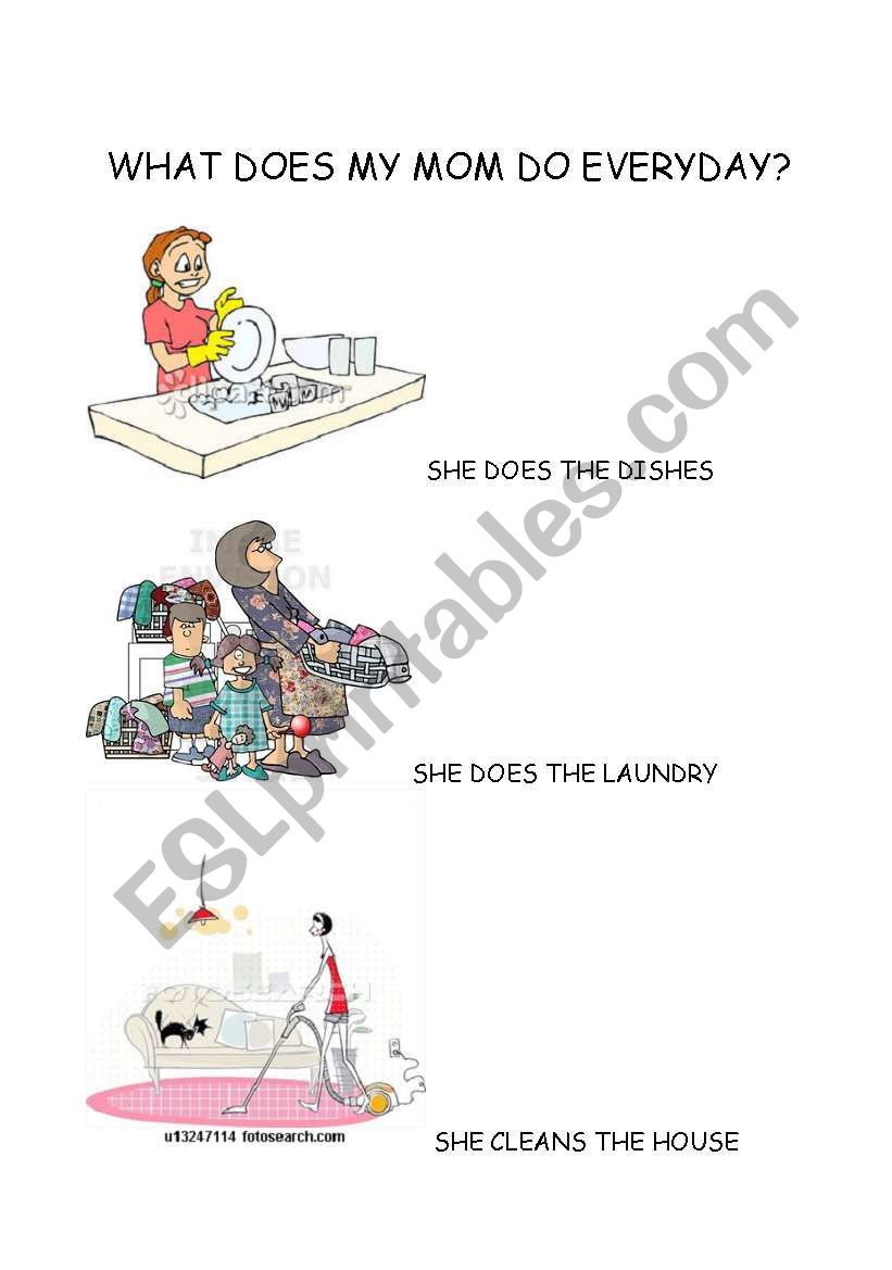 English worksheets: MOTHER´S DAY