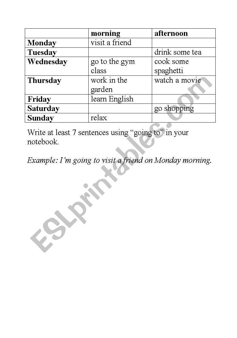 english-worksheets-write-some-sentences-using-going-to