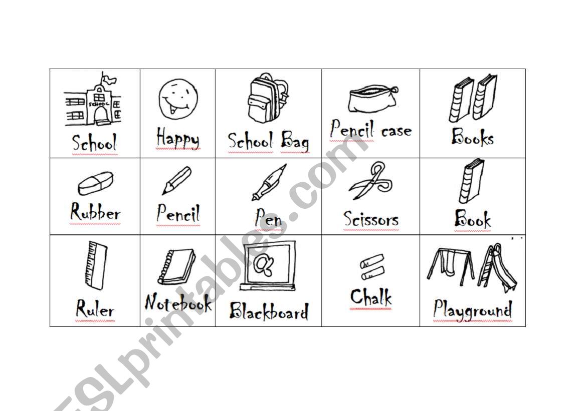 SCHOOL 3rd year of Primary PART 1