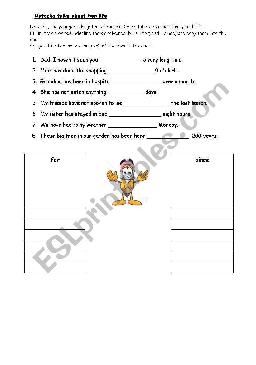 Present perfect (EFL) worksheet