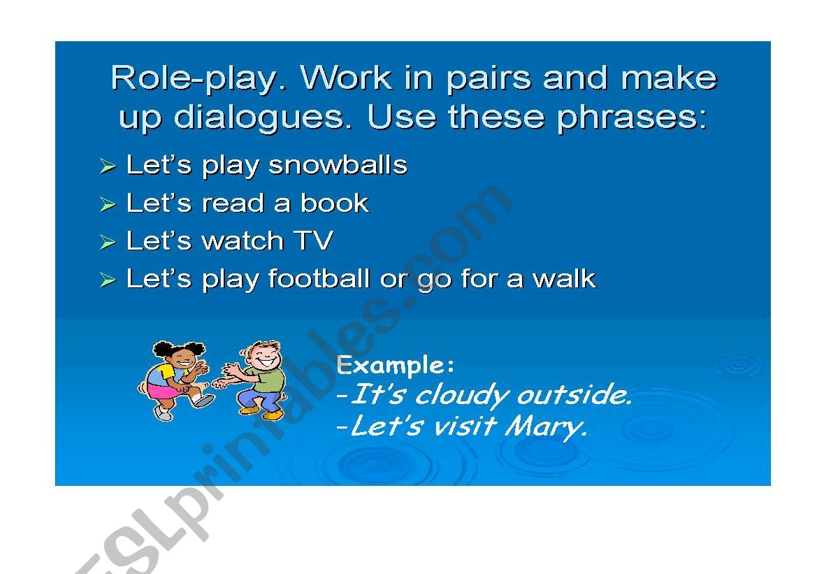 role-play worksheet