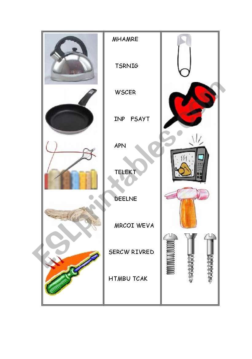 tools used at home