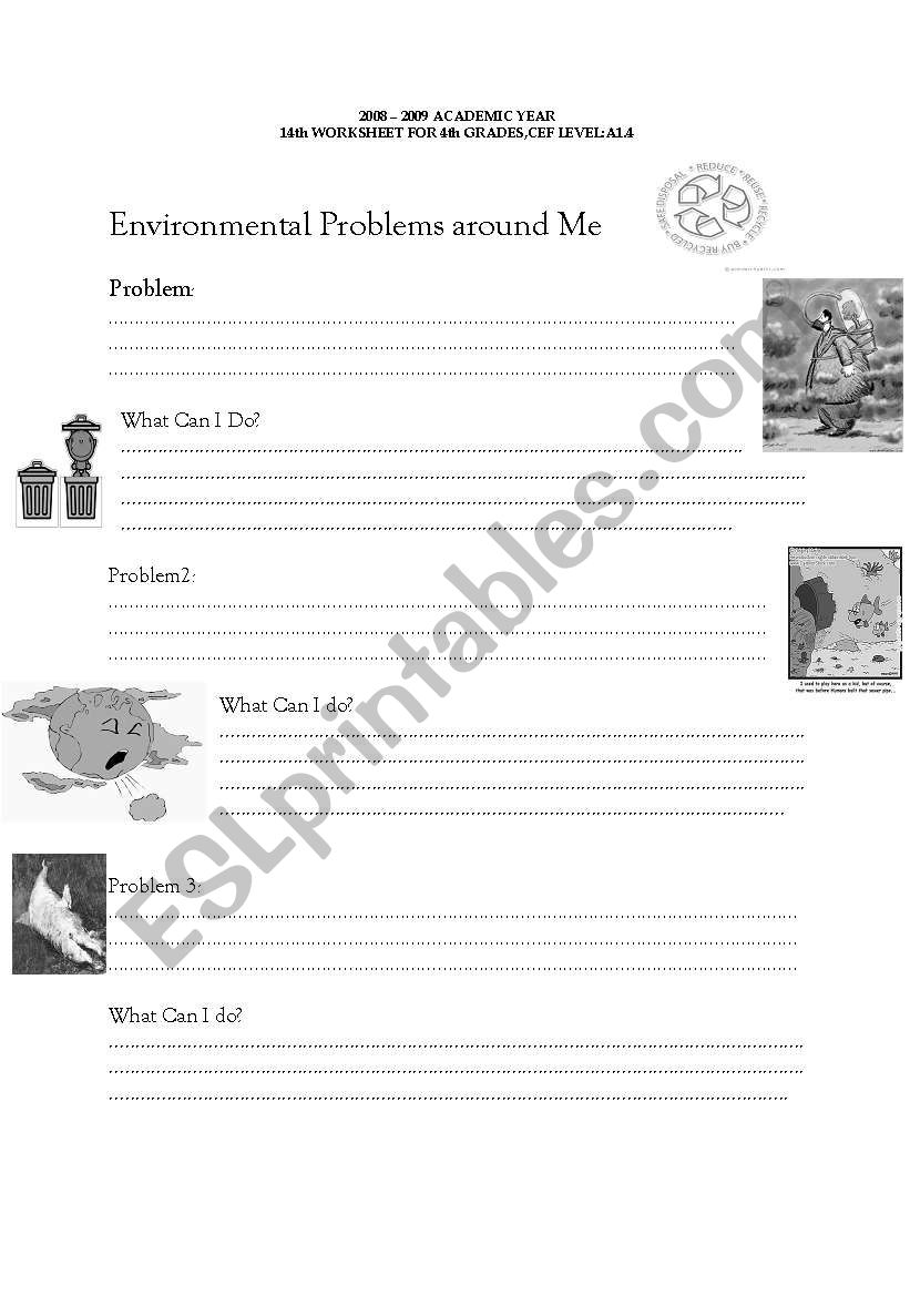 environment worksheet