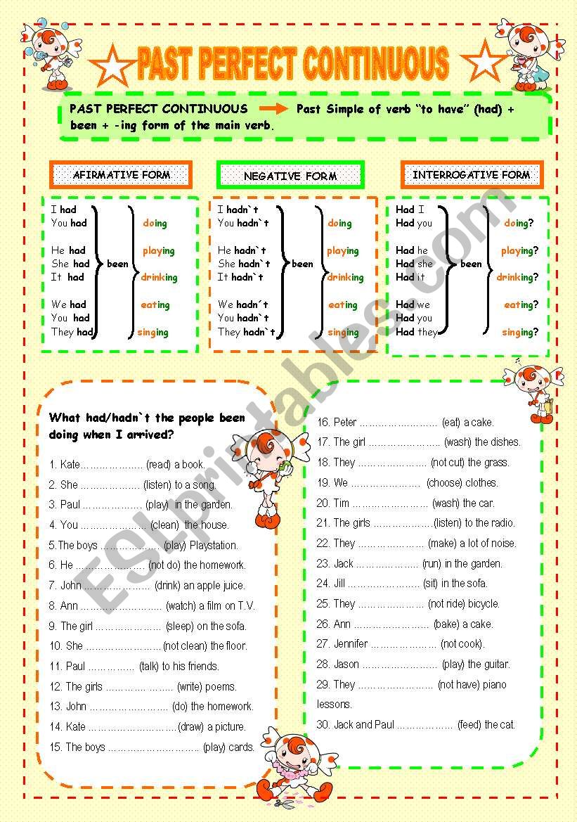 past-perfect-continuous-esl-worksheet-by-rosario-pacheco