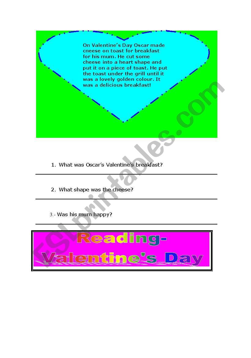 valentines day part 2 worksheet