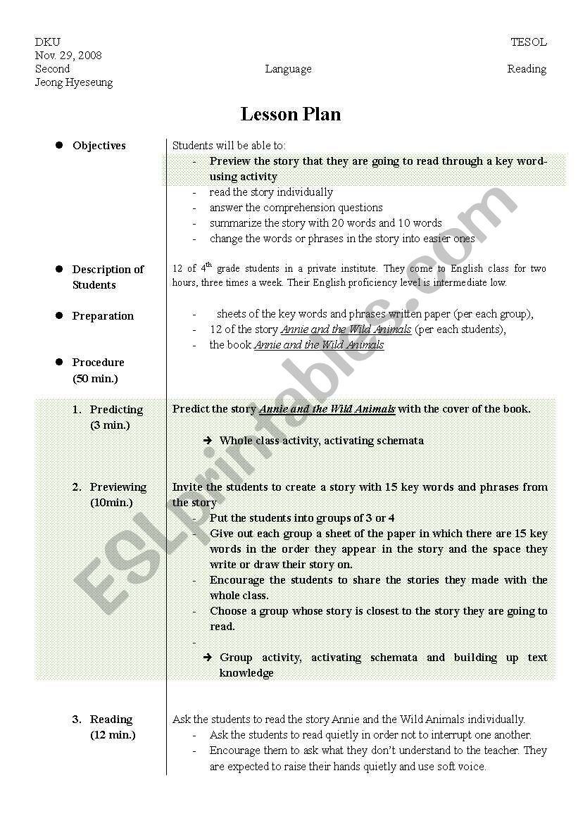 story reconstruction worksheet