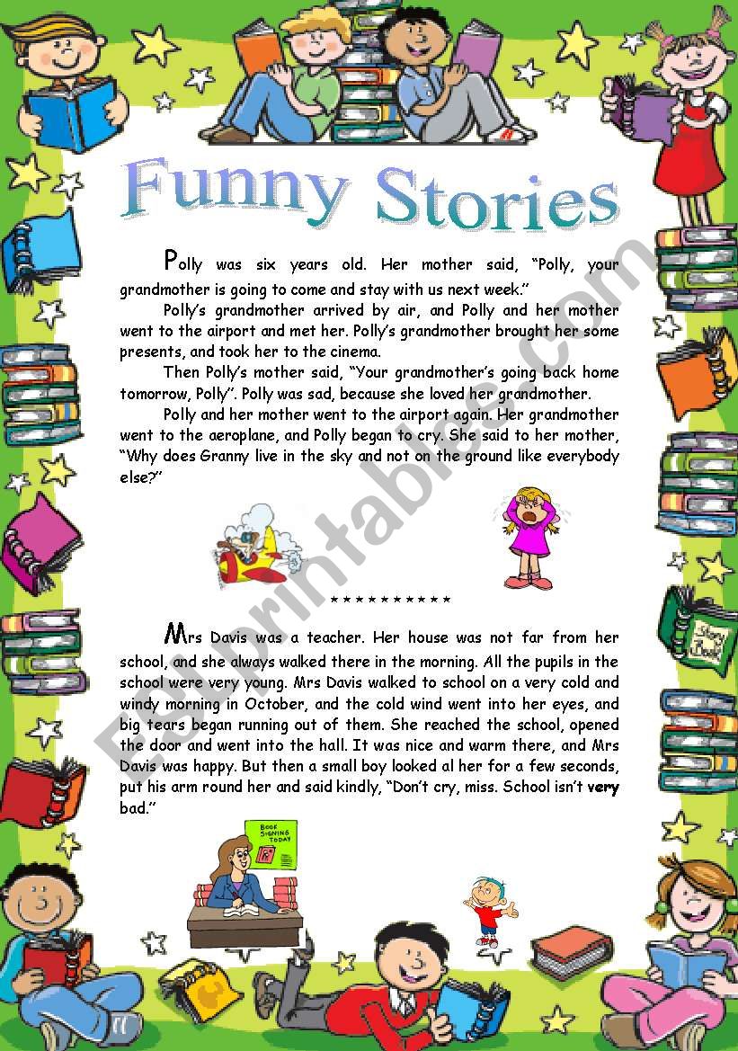 Sale Short And Funny Story In English In Stock