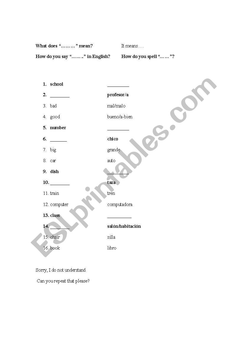 Alphabet worksheet