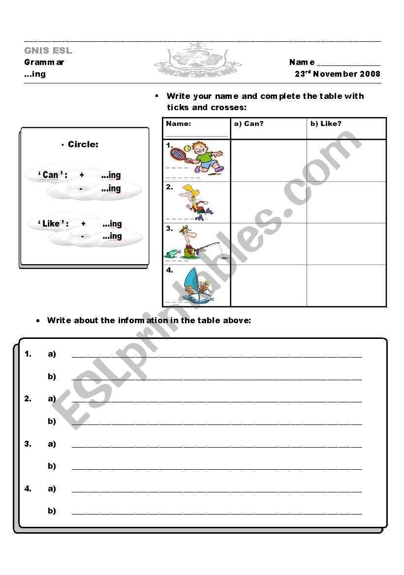 can and like worksheet