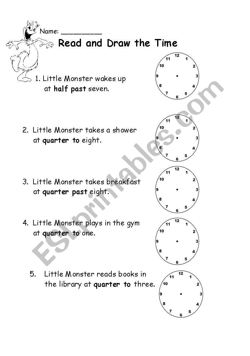 time worksheet