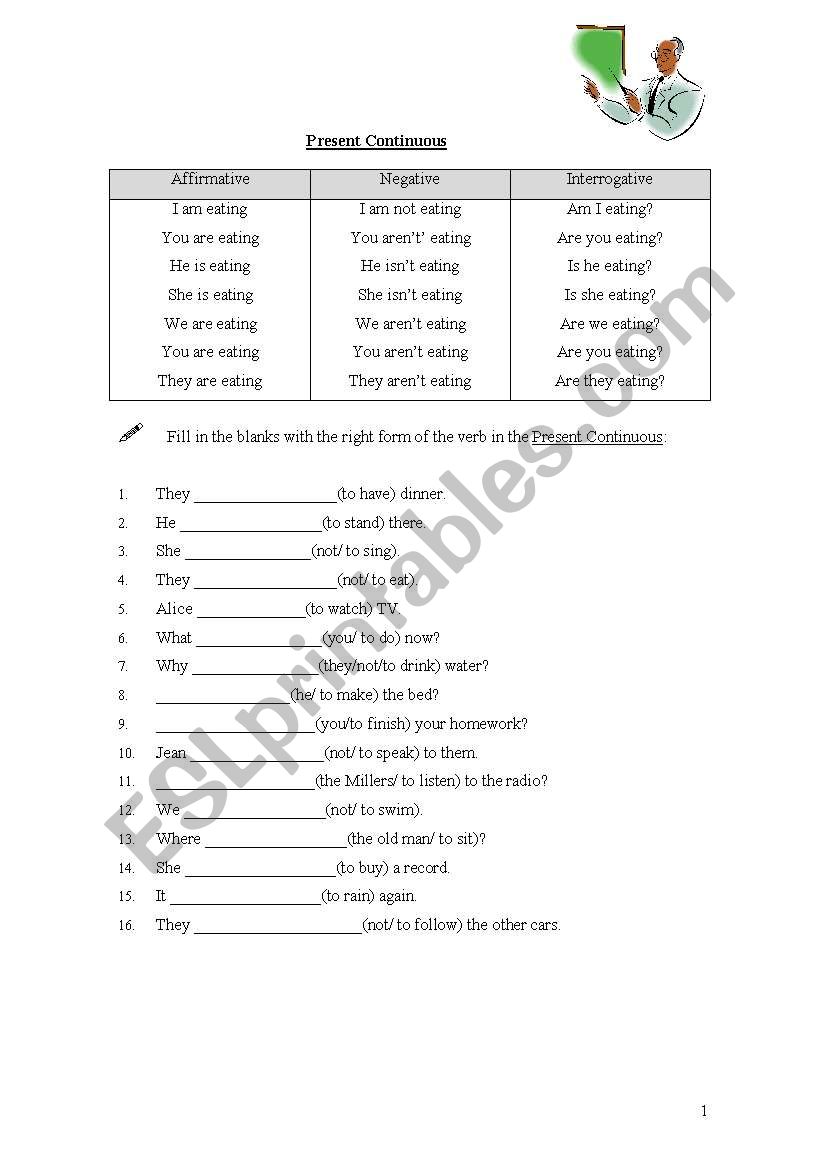 Past Continuous/ Past Simple worksheet