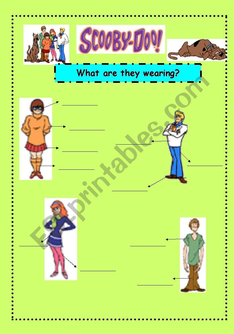 english-worksheets-scooby-doo