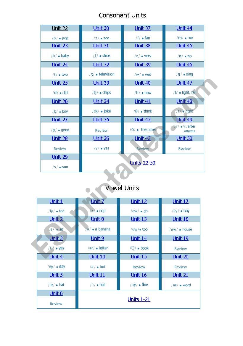 consonant worksheet