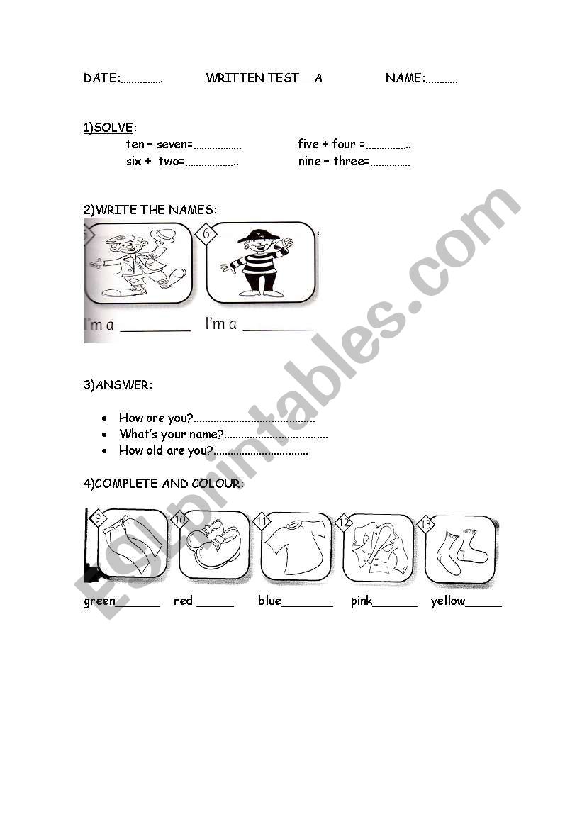 english-worksheets-easy-test-for-3rd-4th-grade