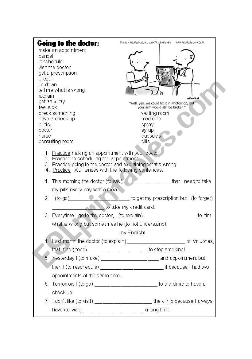 the doctor worksheet