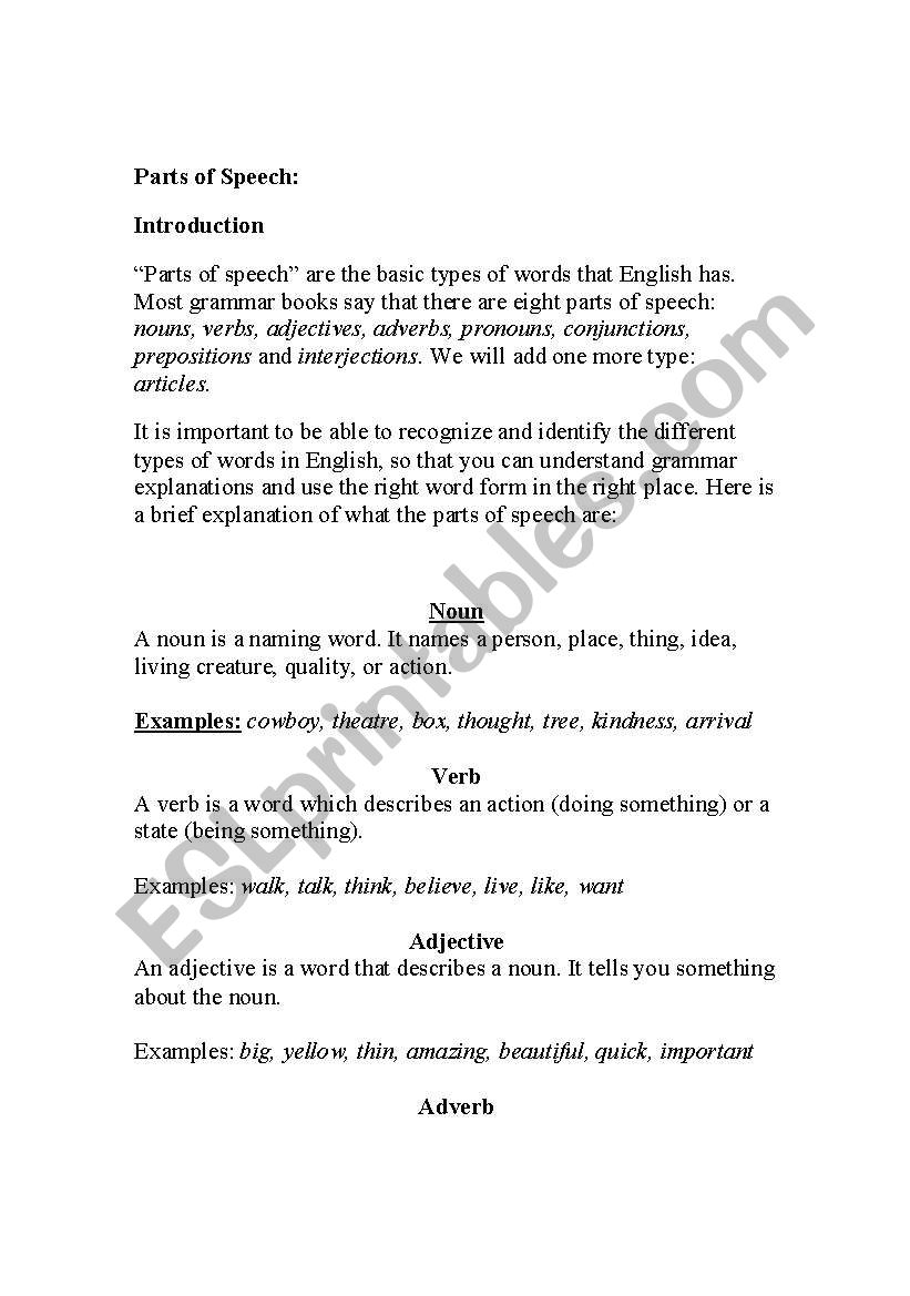 english worksheet