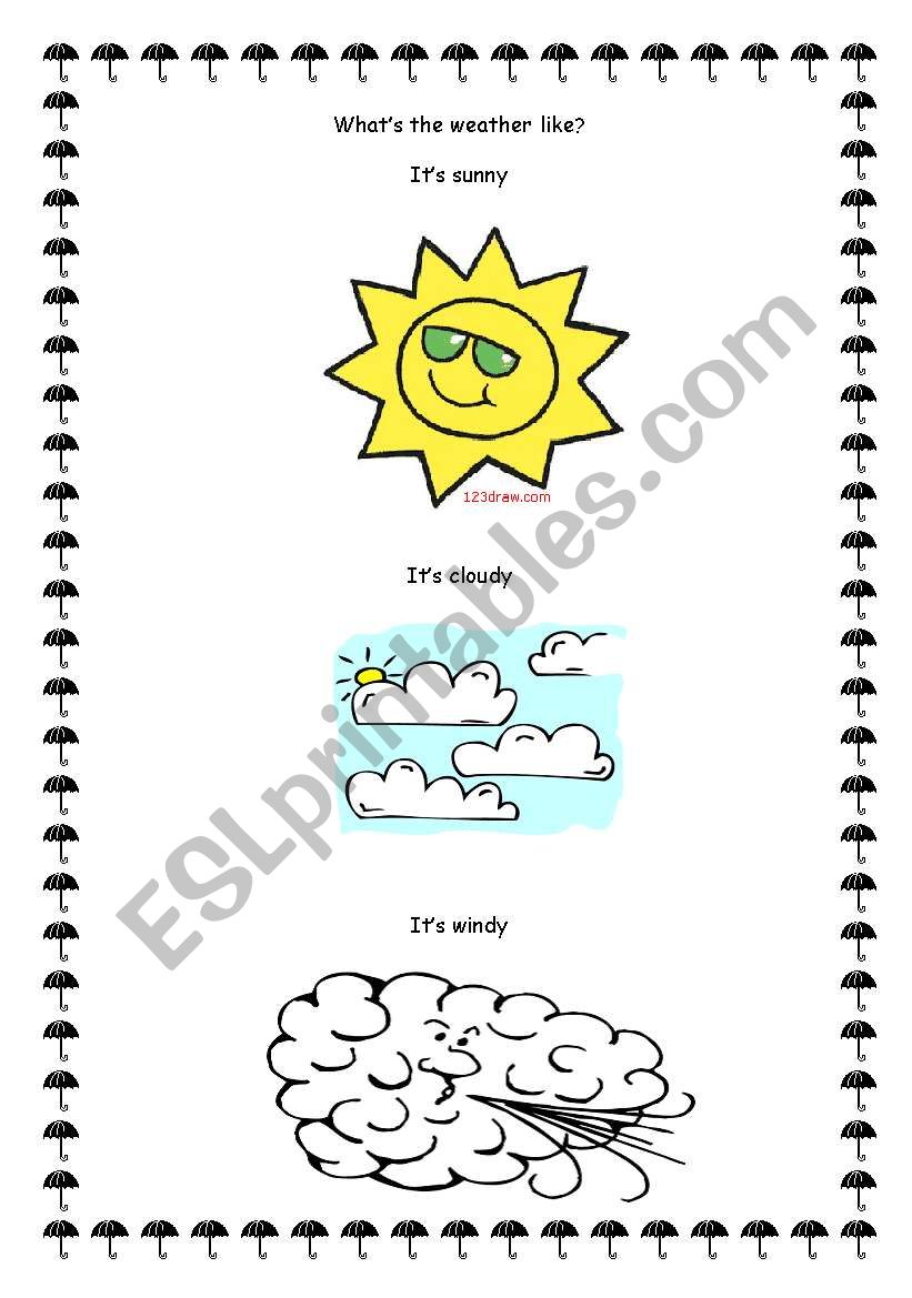 Whats the weather like? worksheet