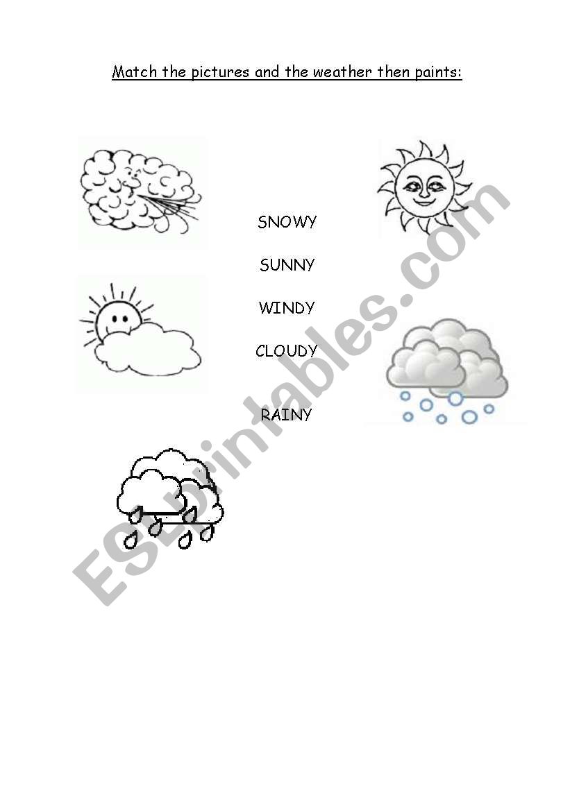 The weather worksheet