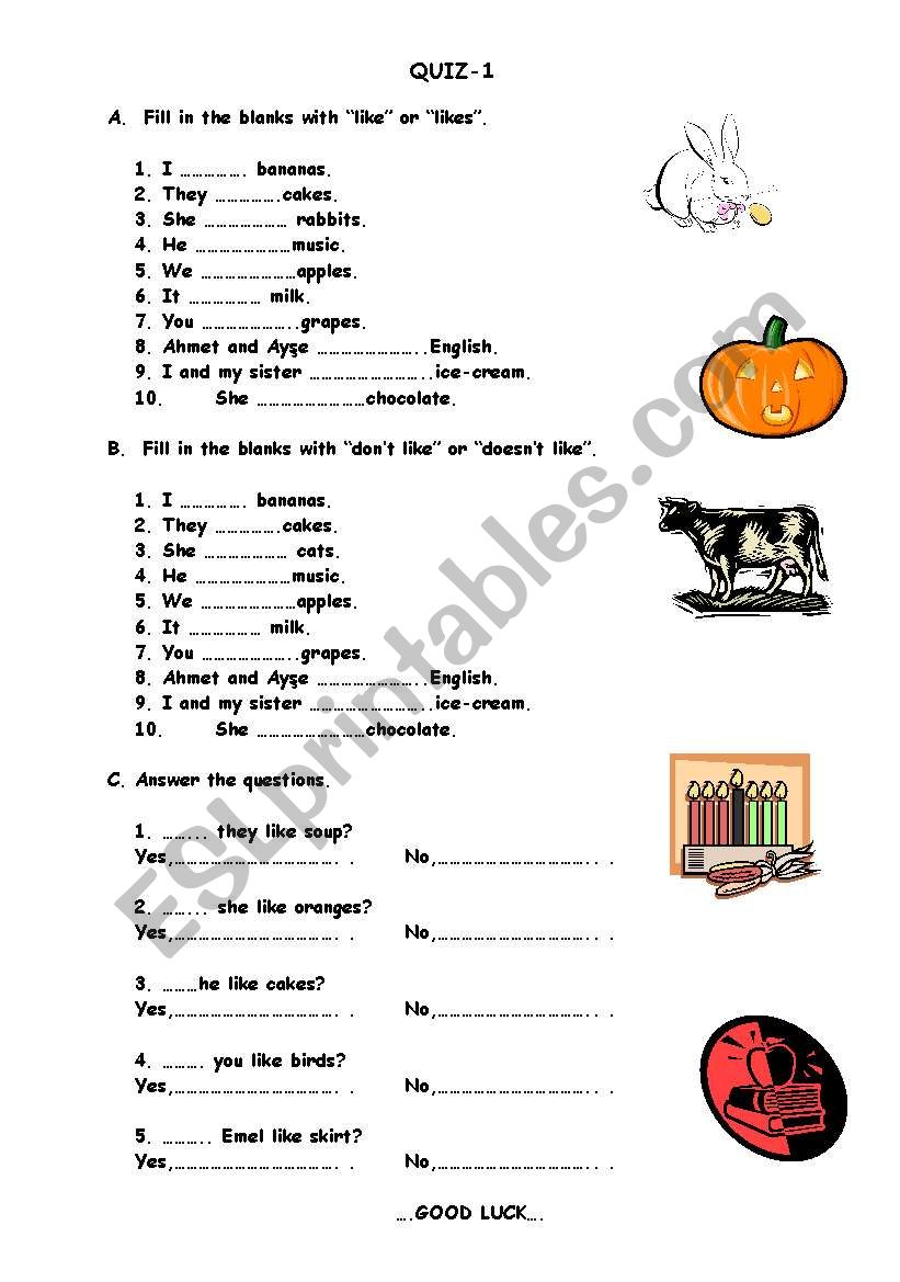 simple present tense worksheet