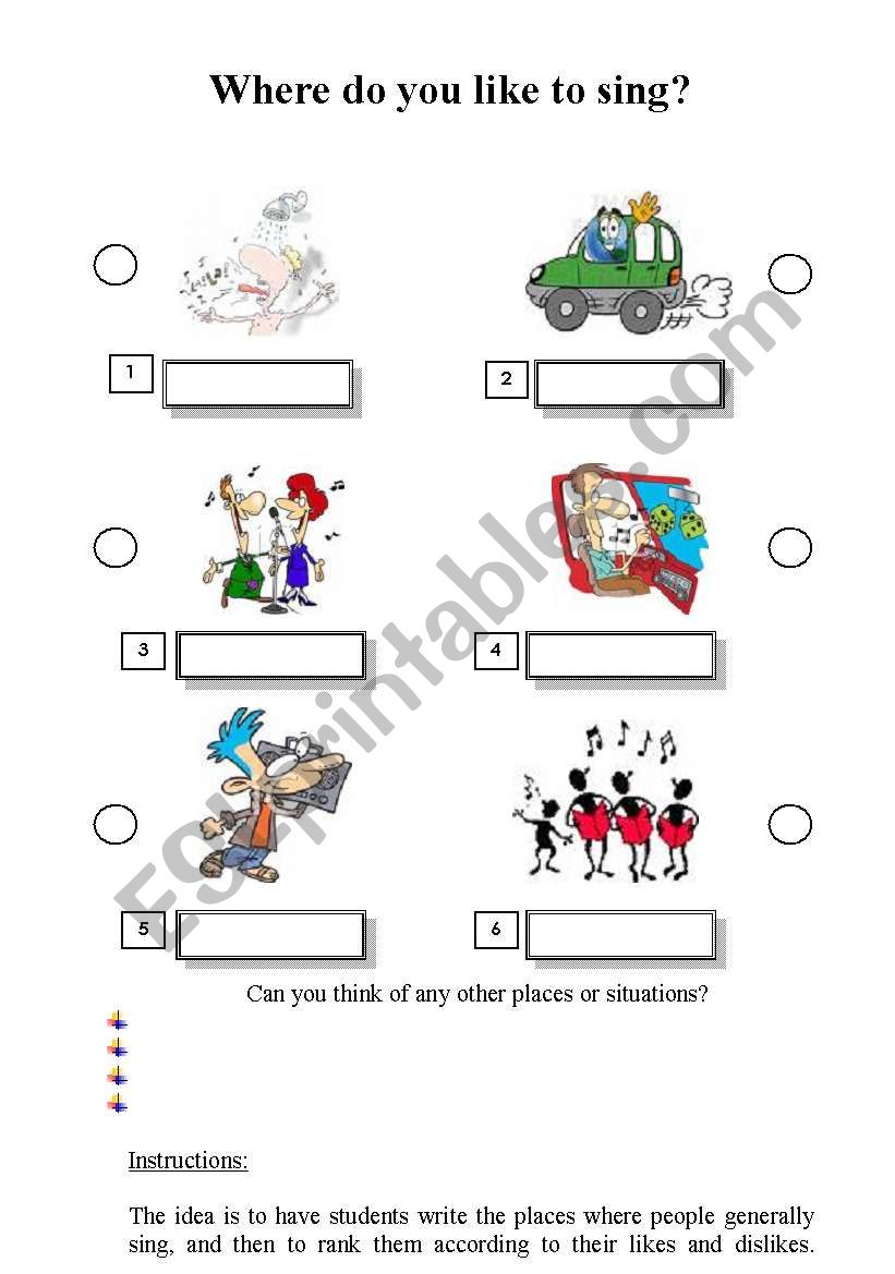 english-worksheets-where-do-you-like-to-sing