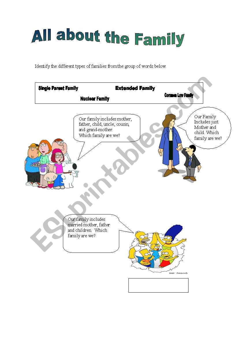 diffrent-types-of-family-esl-worksheet-by-sweet1girlus