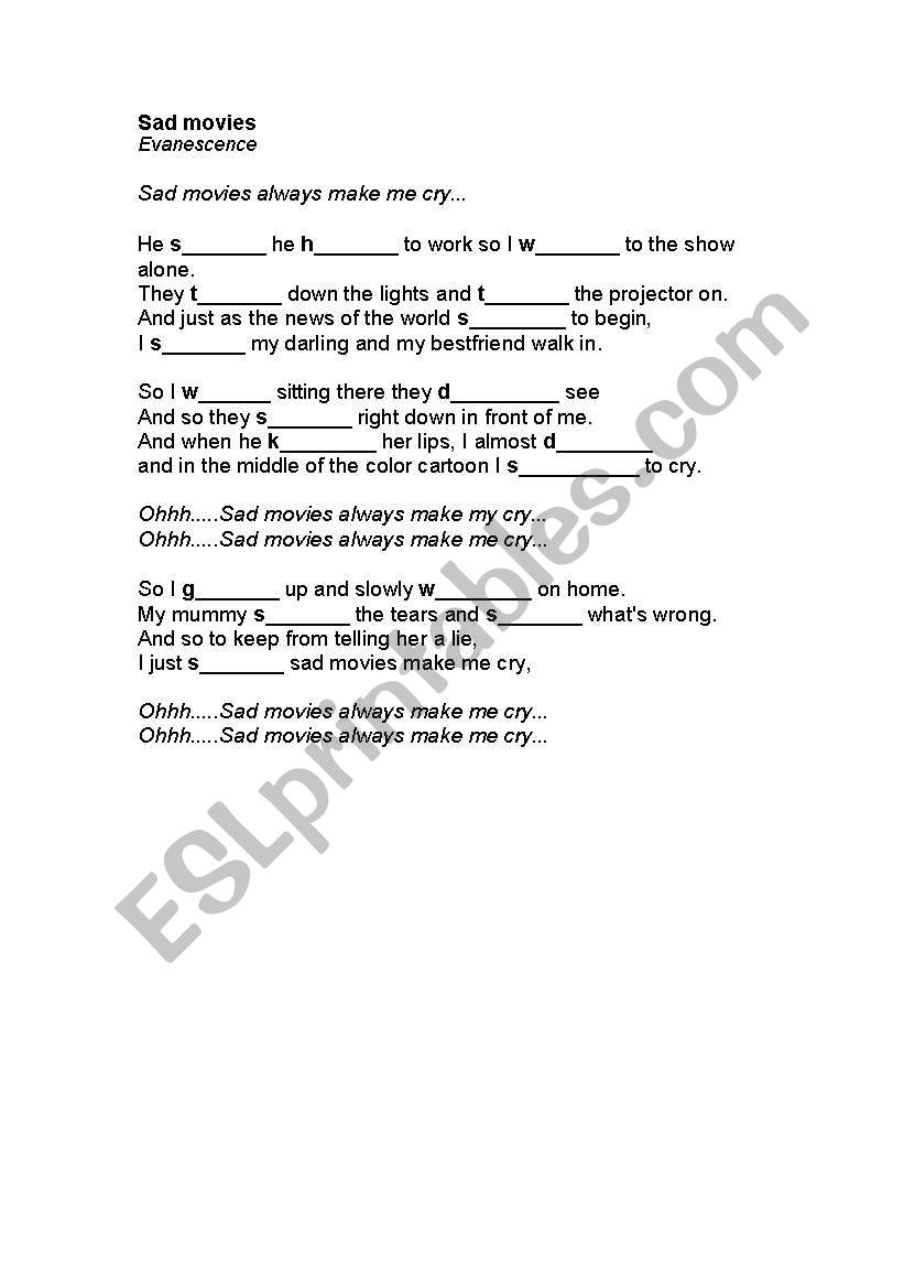 english-worksheets-sad-movies-songs-for-regular-and-irregular-verbs