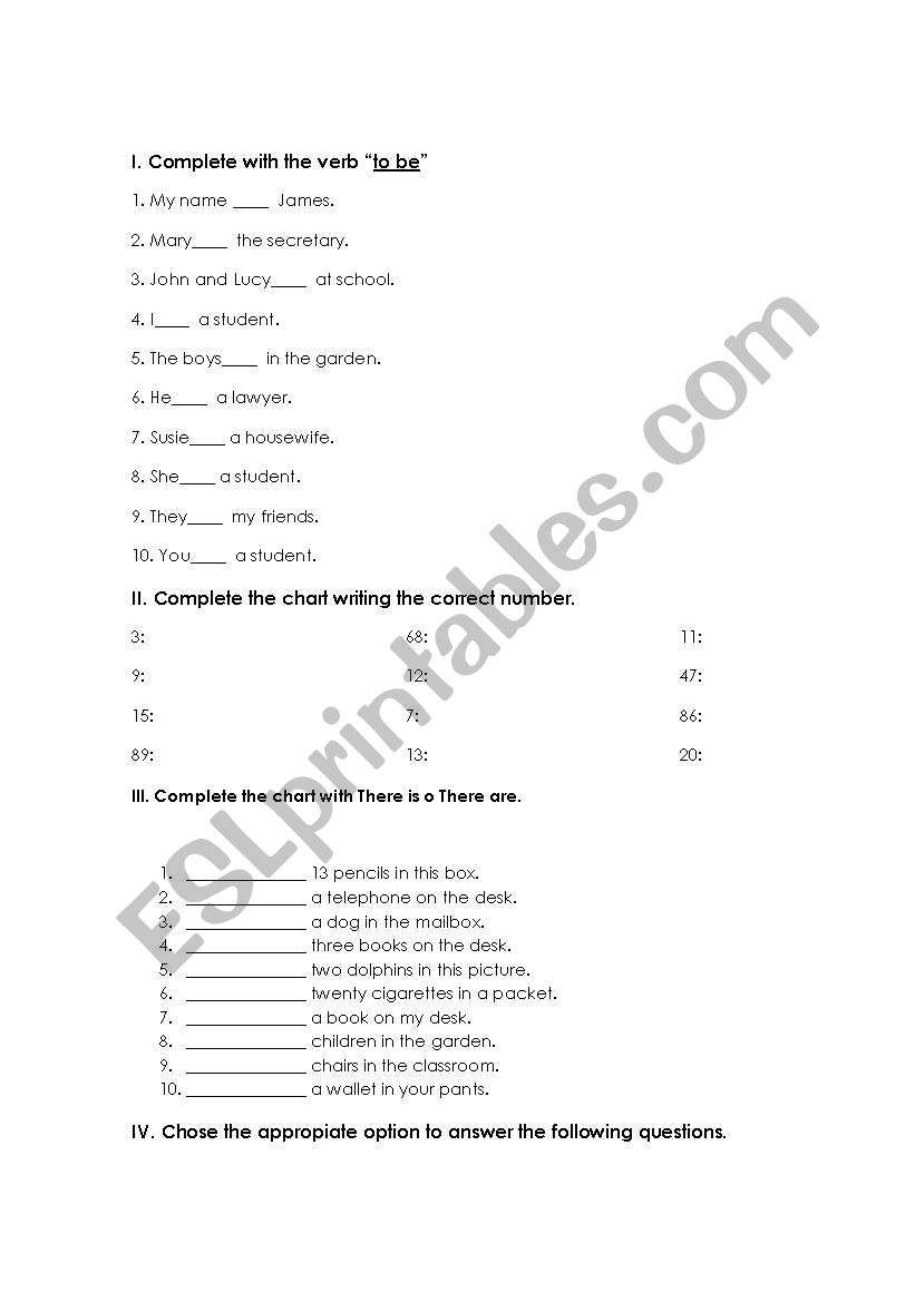 evaluation test (1) worksheet