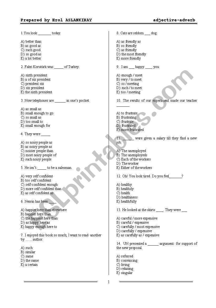 adjectives-and-adverbs-practice-tests-esl-worksheet-by-nlpea