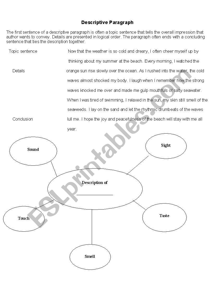 english-worksheets-descriptive-paragraph