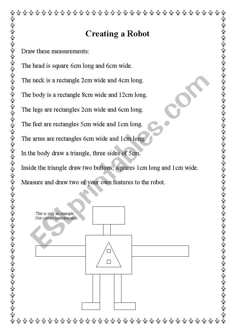 Creating a Robot worksheet