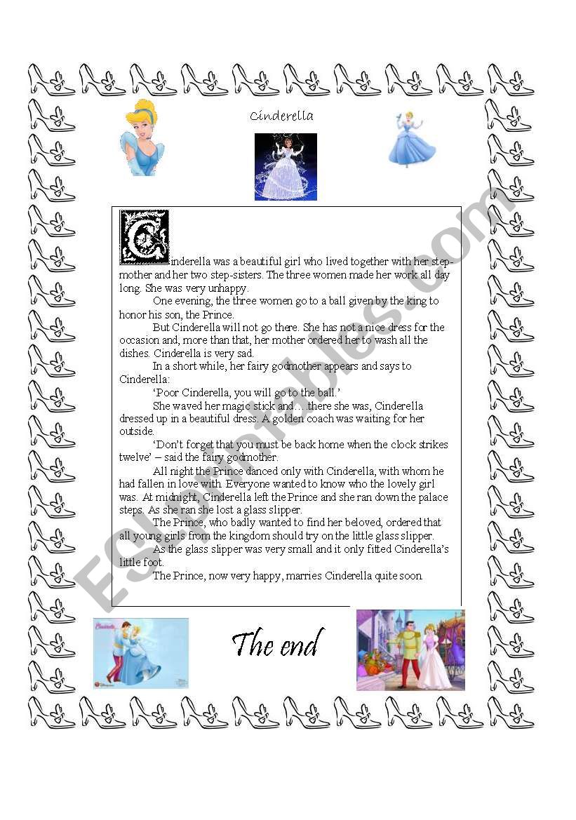 Cinderella - ESL worksheet by alice21_ciobanu