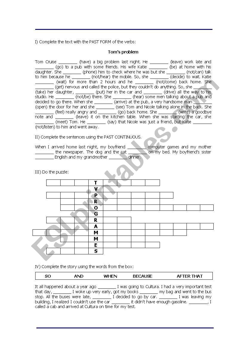 Basic Review worksheet