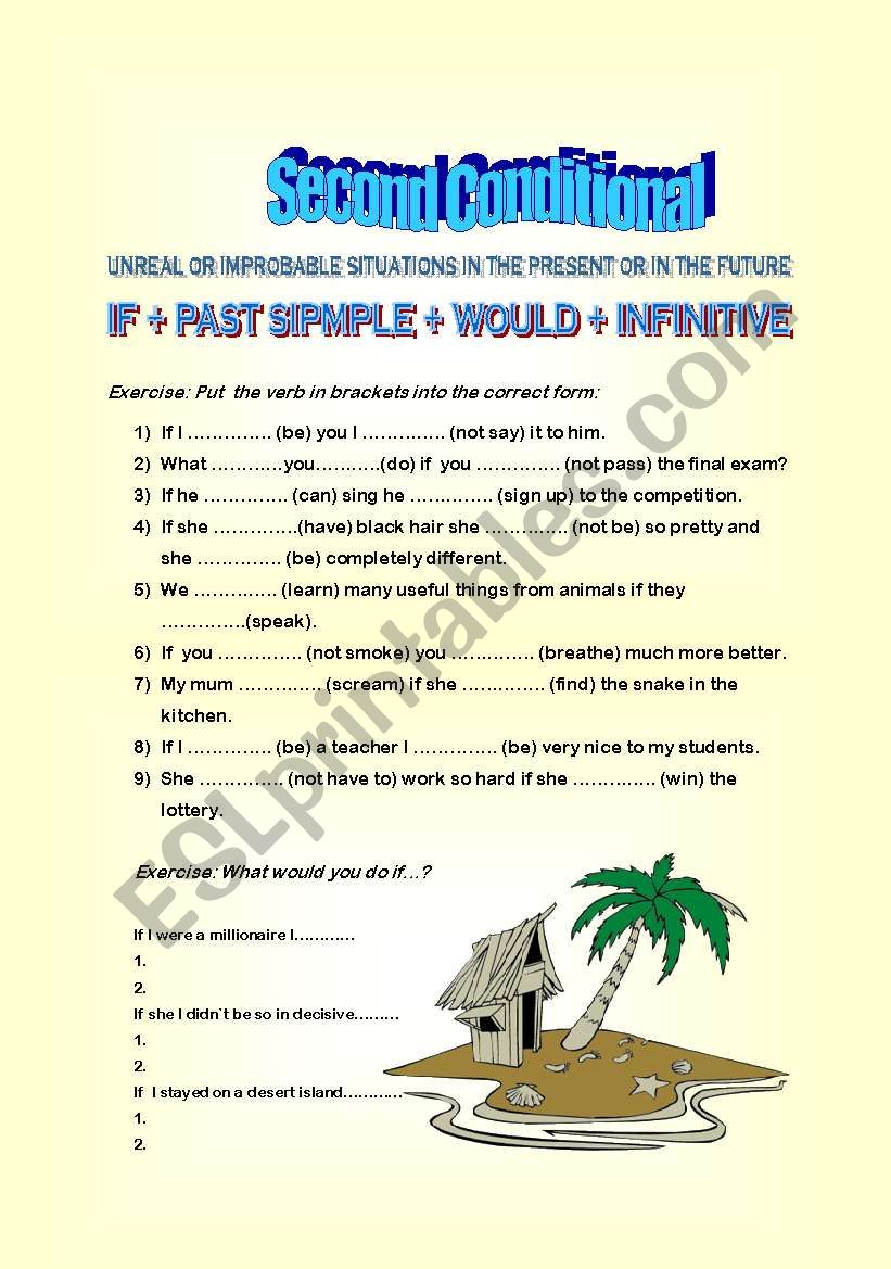 Second conditional worksheet