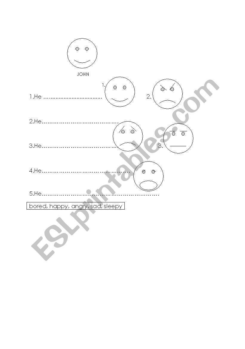 English worksheets: FEELINGS