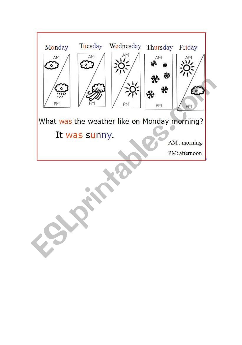 weather  worksheet