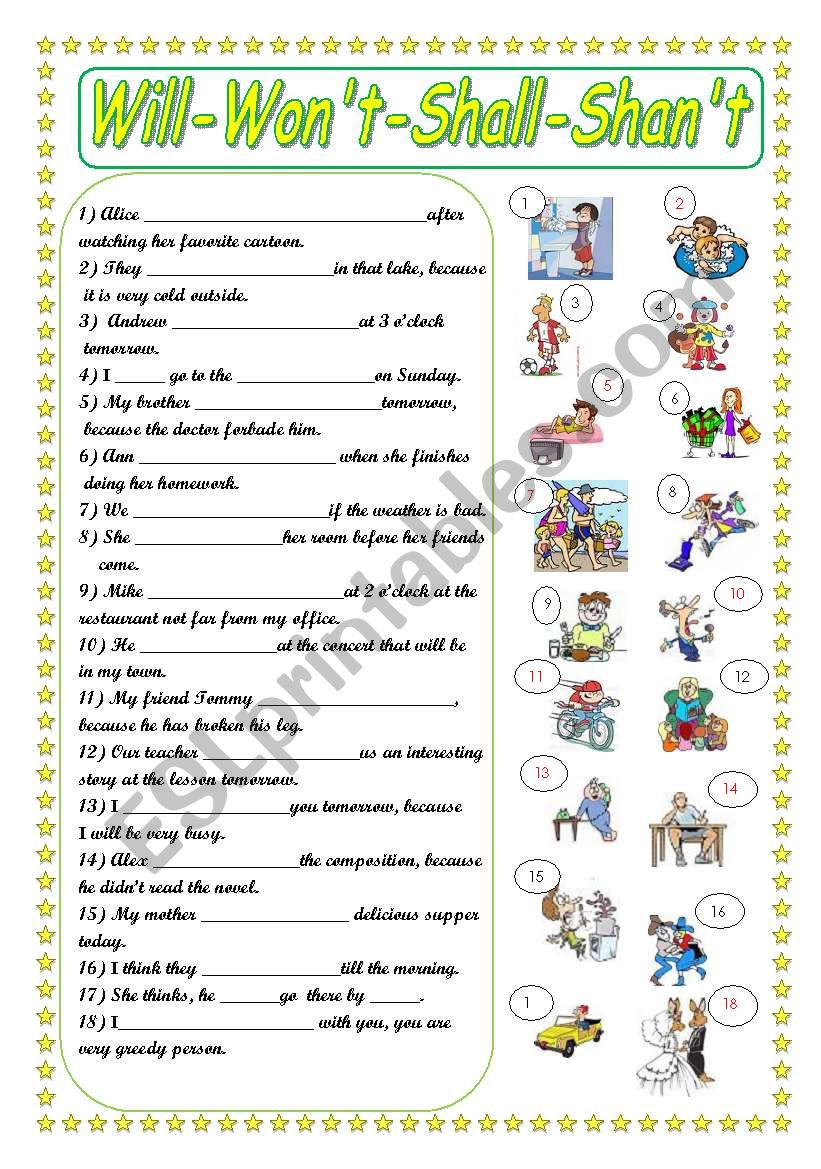 will-won-t-shall-shan-t-esl-worksheet-by-busja