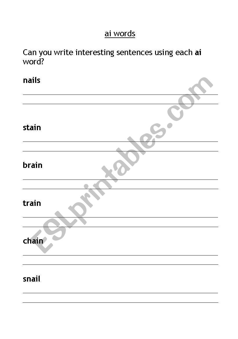 phonics worksheet