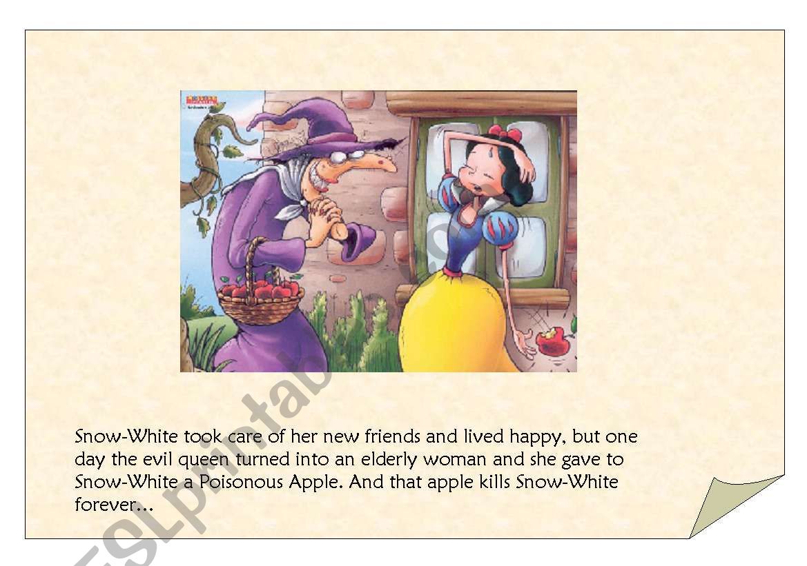 Snow-white Part 3 worksheet