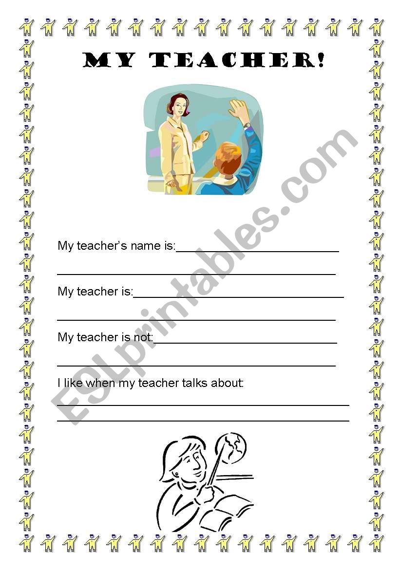 My teacher worksheet