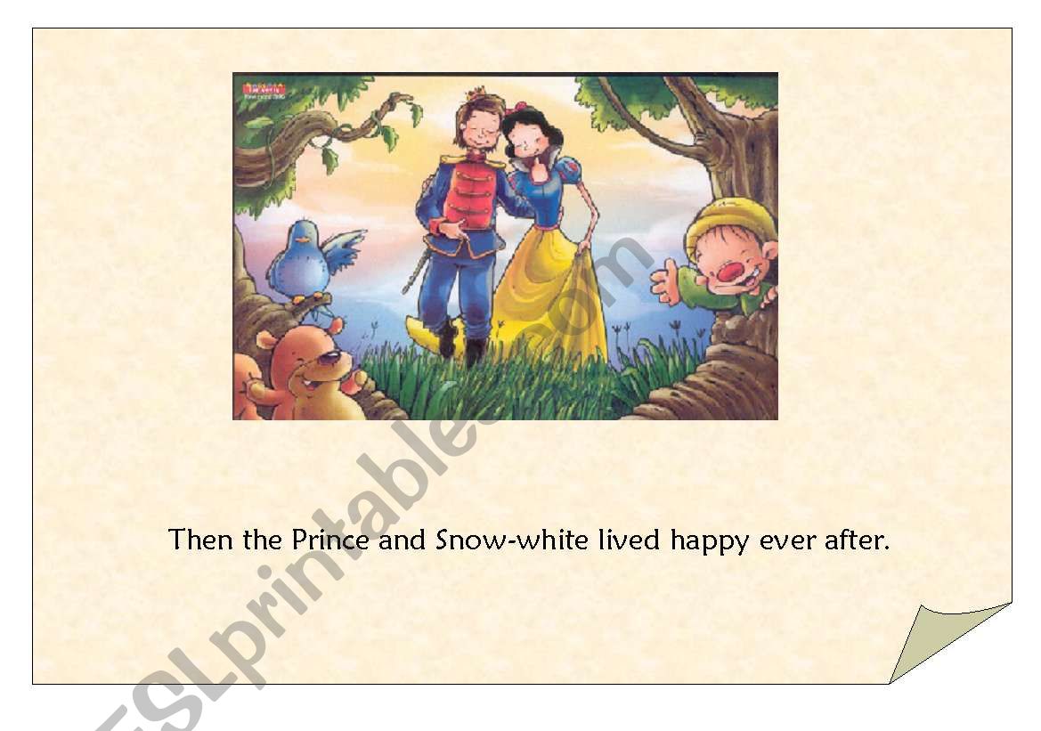 Snow White part 6  and last worksheet