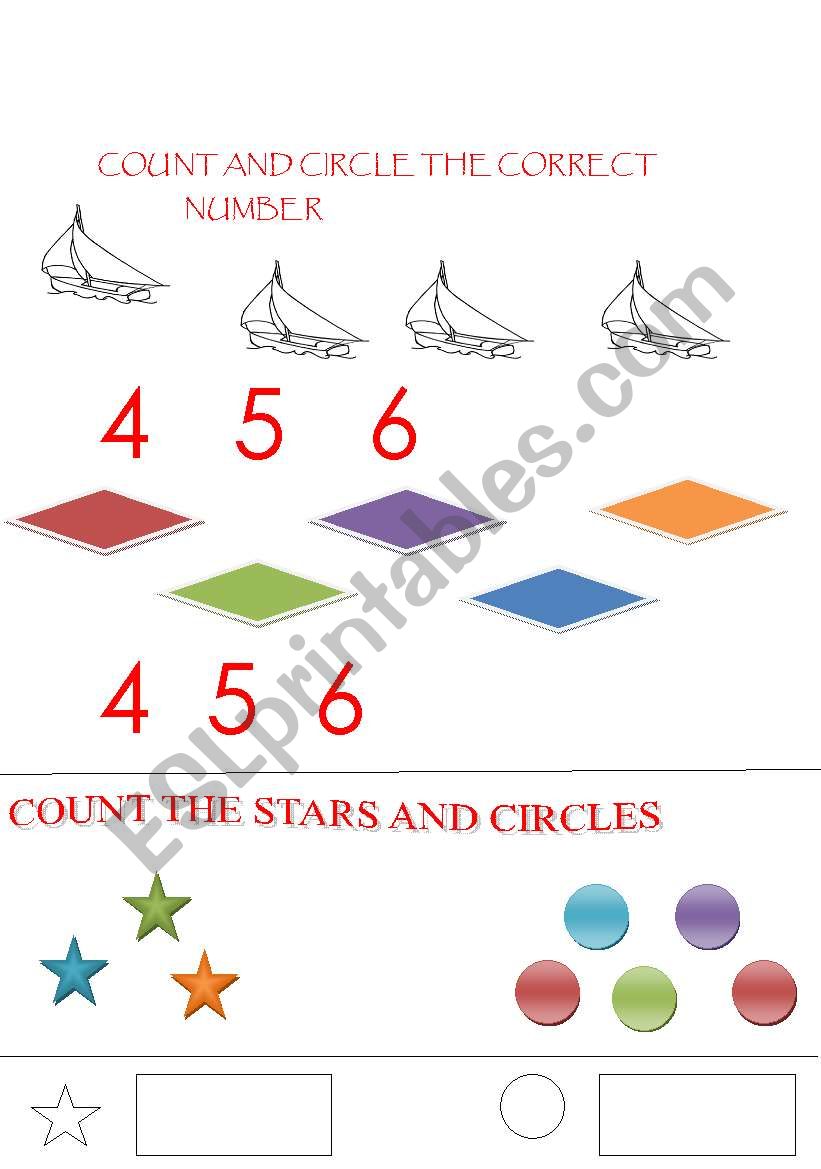 DIFFRENCE BETWEEN BIG AND SMALL . ALSO COUNTING  UPTO 6