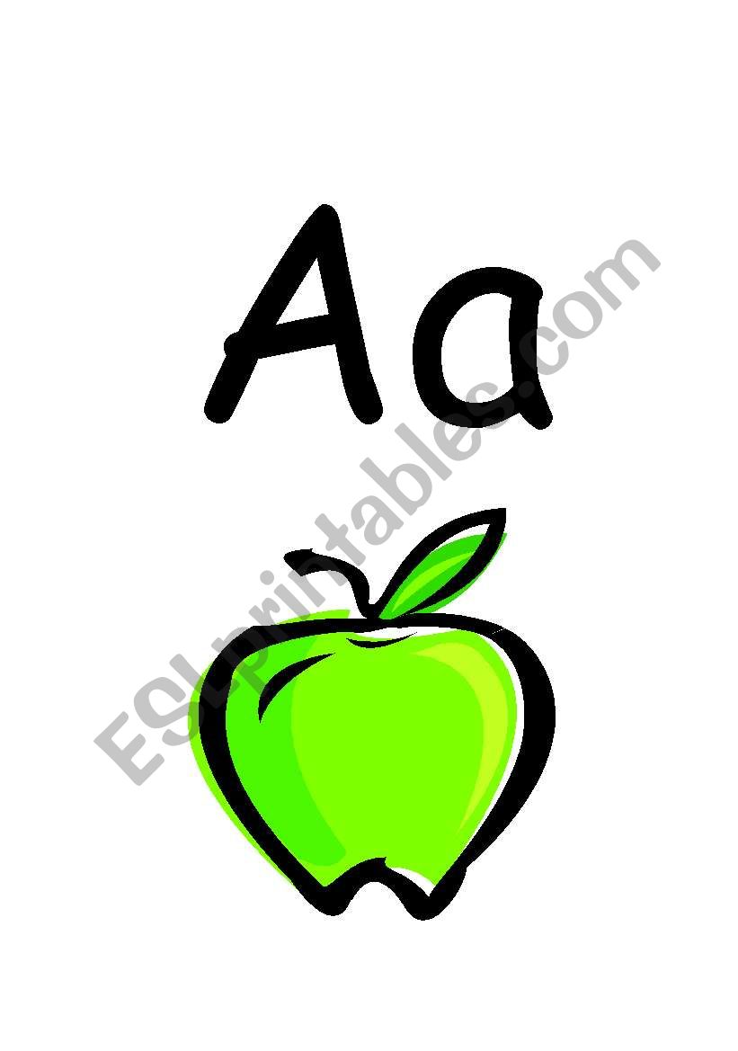 alphabet worksheet