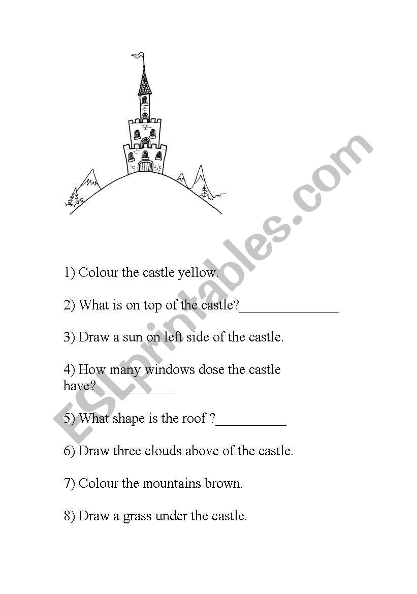 Picture Comprehension worksheet